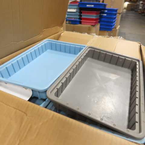 LewiSystems Small Parts Stackable Storage Bins Trays Misc. Lot Of Assorted Sizes