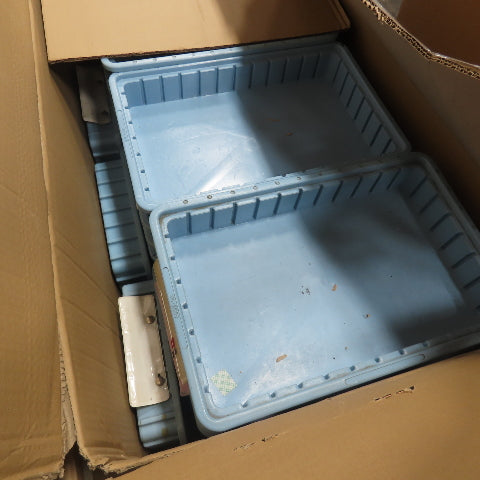 LewiSystems Small Parts Stackable Storage Bins Trays Misc. Lot Of Assorted Sizes
