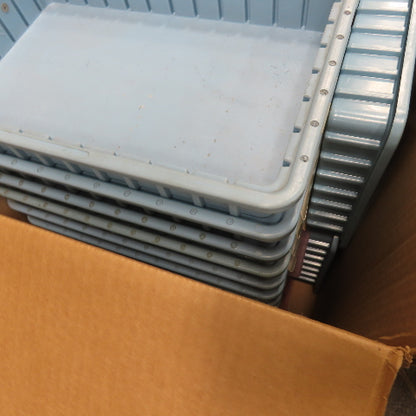 LewiSystems Small Parts Stackable Storage Bins Trays Misc. Lot Of Assorted Sizes