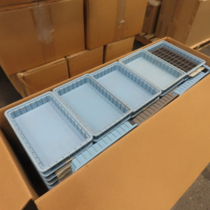 LewiSystems Small Parts Stackable Storage Bins Trays Misc. Lot Of Assorted Sizes