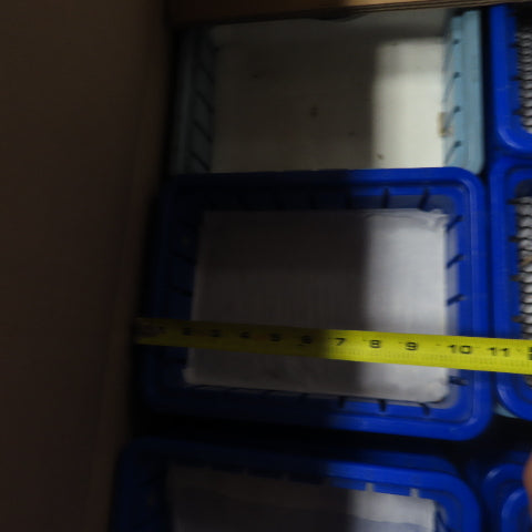 LewiSystems Small Parts Stackable Storage Bins Trays Misc. Lot Of Assorted Sizes