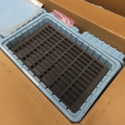 LewiSystems Small Parts Stackable Storage Bins Trays Misc. Lot Of Assorted Sizes