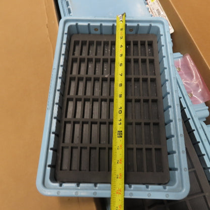 LewiSystems Small Parts Stackable Storage Bins Trays Misc. Lot Of Assorted Sizes