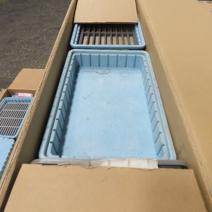 LewiSystems Small Parts Stackable Storage Bins Trays Misc. Lot Of Assorted Sizes