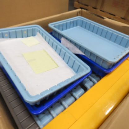 LewiSystems Small Parts Stackable Storage Bins Trays Misc. Lot Of Assorted Sizes