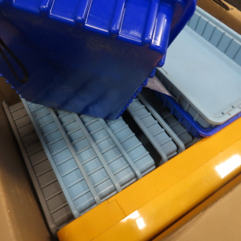 LewiSystems Small Parts Stackable Storage Bins Trays Misc. Lot Of Assorted Sizes