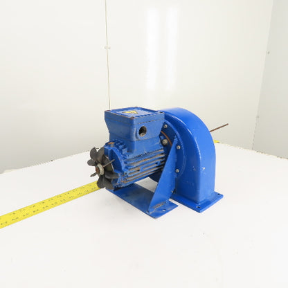Cemp EE63B4 CB16C 0.18kW Centrifugal Blower & Motor 1610RPM 280/480V 3PH