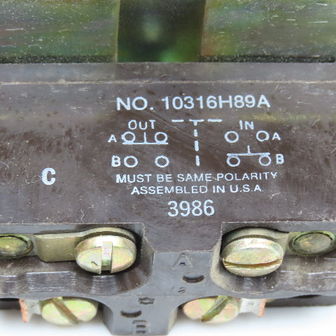 Cutler Hammer 10316H89A 600V Max Snap Action Limit Switch W/ Mount
