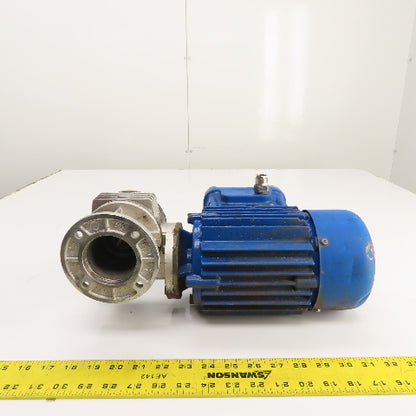 Cemp AB3071B4 0.37kW Right Angle Gear Motor 198.5RPM 230/400V 3PH 50HZ 18mm