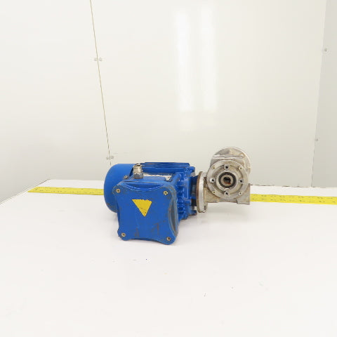 Cemp AB3071B4 0.37kW Right Angle Gear Motor 198.5RPM 230/400V 3PH 50HZ 18mm
