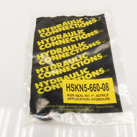 Hydraulic Connections Inc. HSKN5-660-08 1" Rod Seal Kit For Hydroline Cylinders