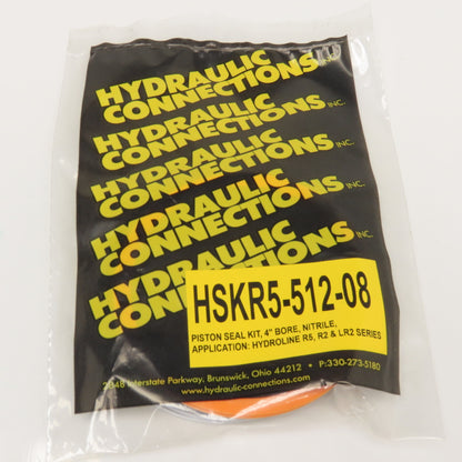 Hydraulic Connections HSKR5-512-08 4" Piston Seal Kit For Hydroline Cylinders