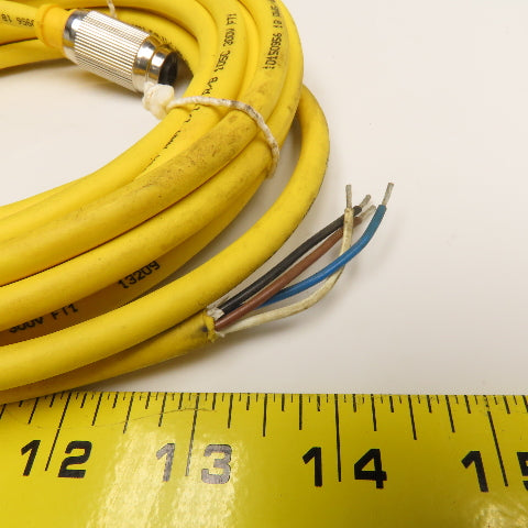 Turck RKG 4.4T-6/S1587 Eurofast 250V 4 Position Cable 4m