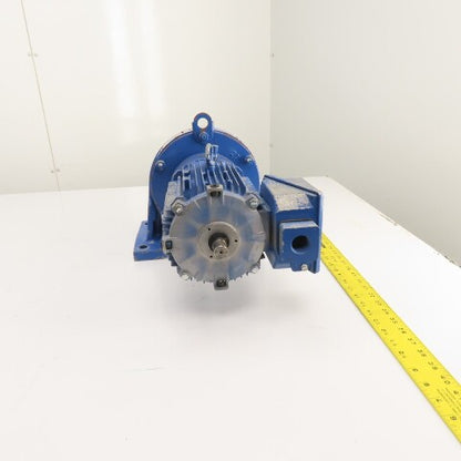 Sumitomo CHHM2-6135DCYA-104 2HP 104:1 Ratio Inline Gear Motor 230/460V 16.8RPM