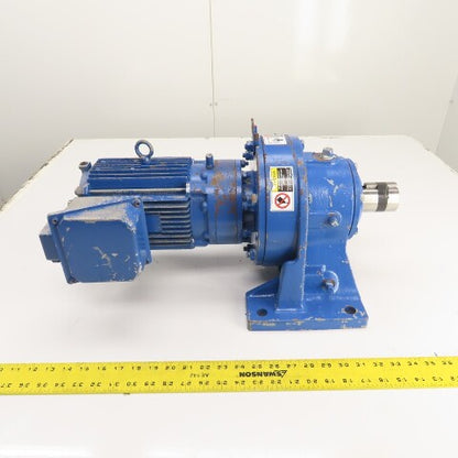 Sumitomo CHHM2-6135DCYA-104 2HP 104:1 Ratio Inline Gear Motor 230/460V 16.8RPM