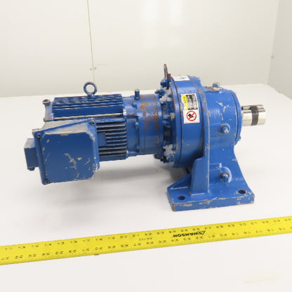Sumitomo CHHM2-6135DCYA-104 2HP 104:1 Ratio Inline Gear Motor 230/460V 16.8RPM
