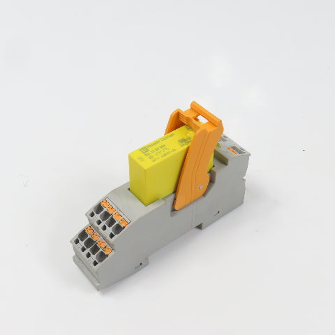 Phoenix Contact 1157954 24VDC Safety Relay 3NO 1NC W/ 1148703 Base