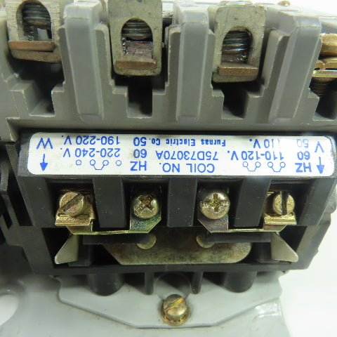 Furnas 22EP32A* Size 1-3/4 Ser B Motor Starter 40A 600VAC 15HP 3PH