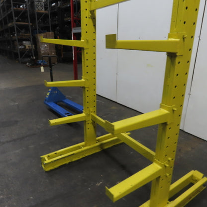8' Tall 2-Post Double Sided Cantilever Rack 3-Tier 51" Wide x 18" Deep