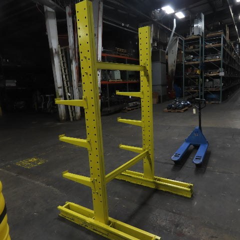 8' Tall 2-Post Double Sided Cantilever Rack 3-Tier 51" Wide x 18" Deep