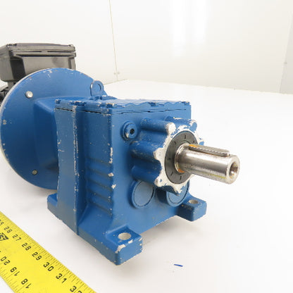 Sew R27 AM80 48.17:1 Ratio 0.75kW Inline Gear Motor 230/460V 3PH 36RPM 1150LB-IN