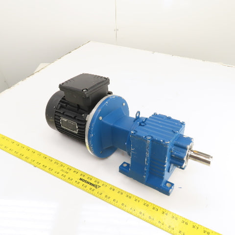 Sew R27 AM80 48.17:1 Ratio 0.75kW Inline Gear Motor 230/460V 3PH 36RPM 1150LB-IN