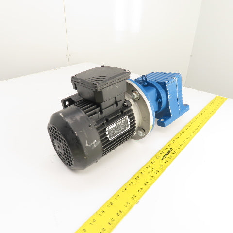 Sew R27 AM80 48.17:1 Ratio 0.75kW Inline Gear Motor 230/460V 3PH 36RPM 1150LB-IN