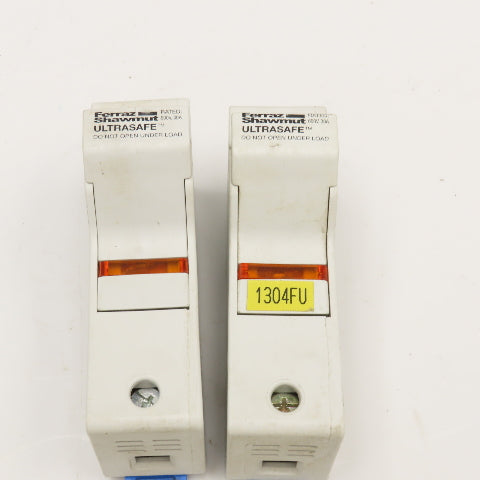 Ferraz Shawmut M212922 Ultrasafe 600V 30A Class J Single Pole Fuse Holder Lot/2