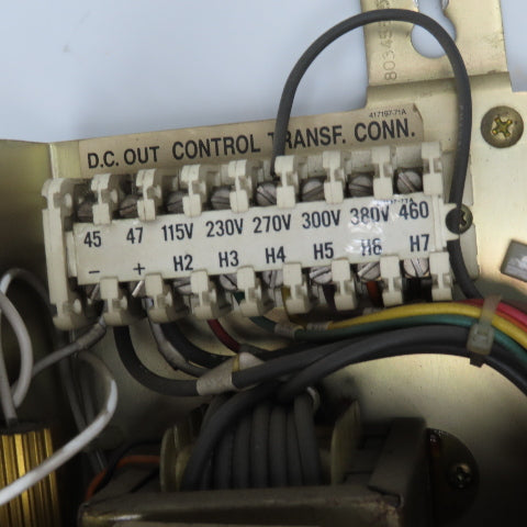 Reliance 803456-21T 1Ph Field Power Supply Module Missing Cover