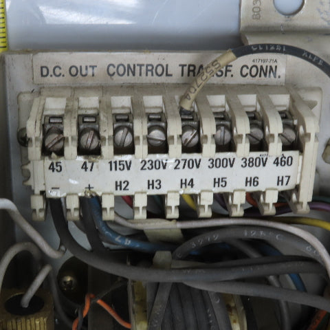 Reliance 803456-21T 1Ph Field Power Supply Module Missing Cover