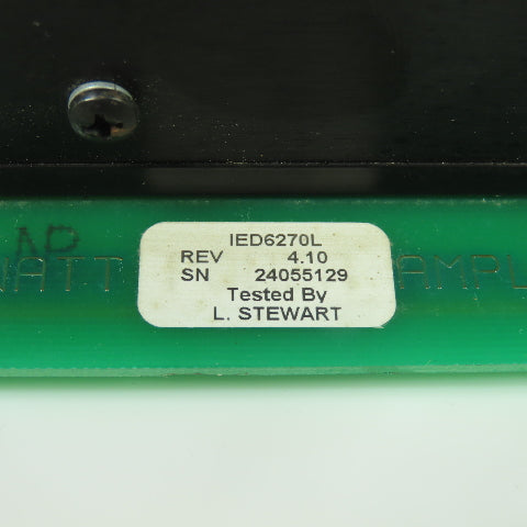 IED IED6270L Power Amplifier 120/240V 3A 3AG