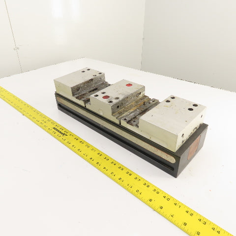 Chick Workholding 5QL1550 Aluminum QwikLOK 6" Double Lock Vise 19.75" Long