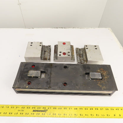 Chick Workholding 5QL1550 Aluminum QwikLOK 6" Double Lock Vise 19.75" Long