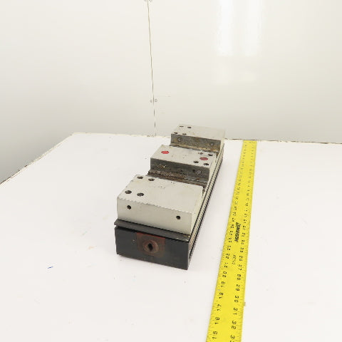 Chick Workholding 5QL1550 Aluminum QwikLOK 6" Double Lock Vise 19.75" Long