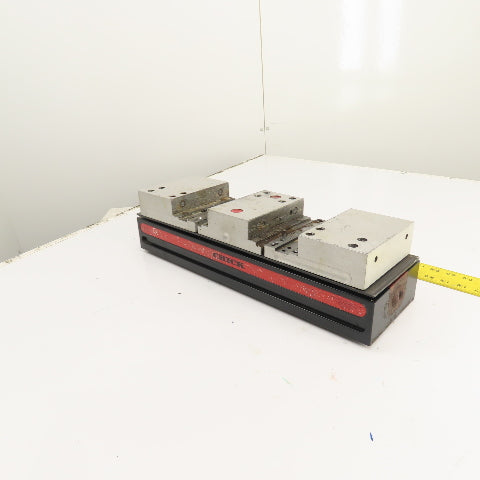 Chick Workholding 5QL1550 Aluminum QwikLOK 6" Double Lock Vise 19.75" Long