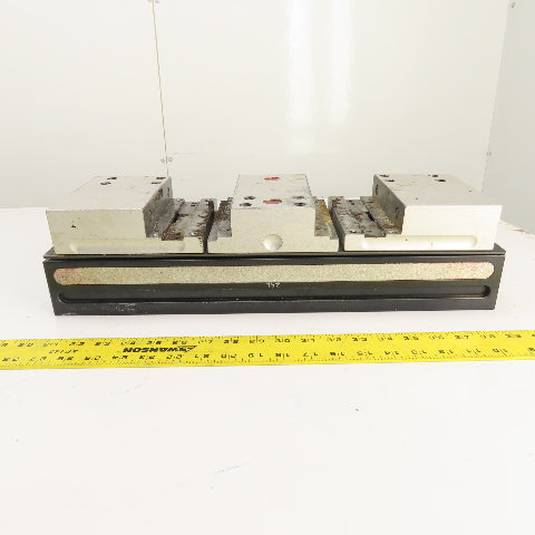 Chick Workholding 5QL1550 Aluminum QwikLOK 6" Double Lock Vise 19.75" Long