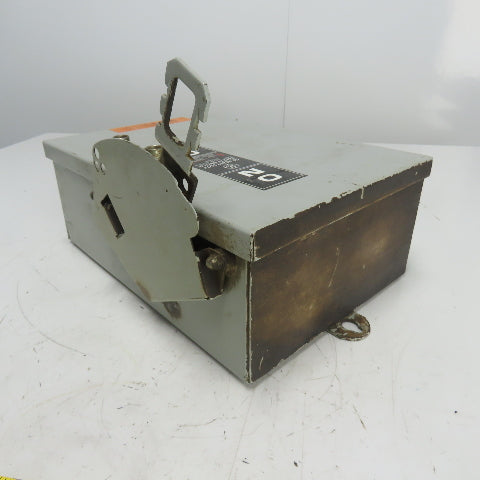 GE General Electric TH3361J 30A Safety Disconnect Switch 600VAC 250VDC