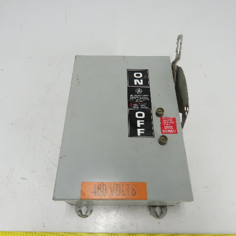 GE General Electric TH3361J 30A Safety Disconnect Switch 600VAC 250VDC