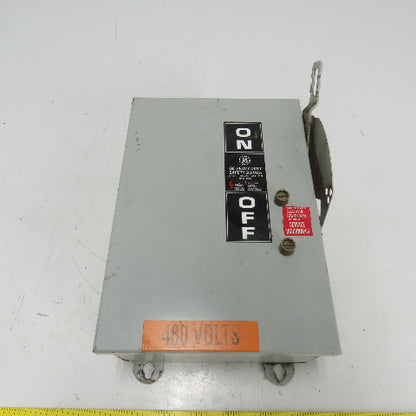 GE General Electric TH3361J 30A Safety Disconnect Switch 600VAC 250VDC