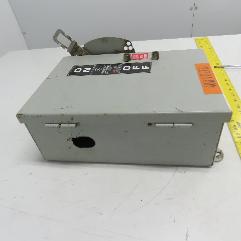 GE General Electric TH3361J 30A Safety Disconnect Switch 600VAC 250VDC