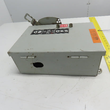 GE General Electric TH3361J 30A Safety Disconnect Switch 600VAC 250VDC
