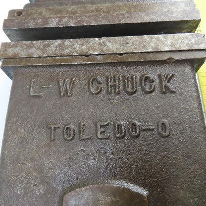 LW Chuck Toledo-O 6-3/4" Milling Drilling Machine Vise (Missing Screw)