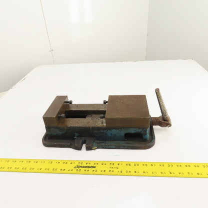 6" Wide Precision Milling Drilling Machine Machinist Vise 5" Open (No Jaws)