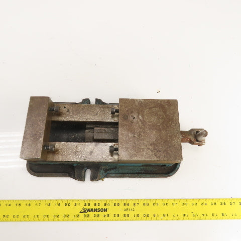 6" Wide Precision Milling Drilling Machine Machinist Vise 5" Open (No Jaws)