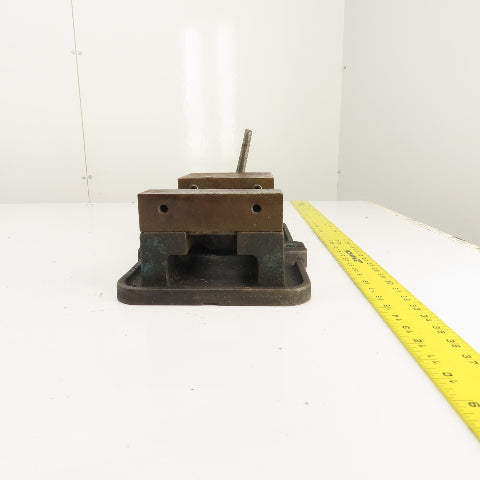 6" Wide Precision Milling Drilling Machine Machinist Vise 5" Open (No Jaws)