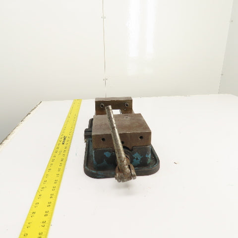 6" Wide Precision Milling Drilling Machine Machinist Vise 5" Open (No Jaws)