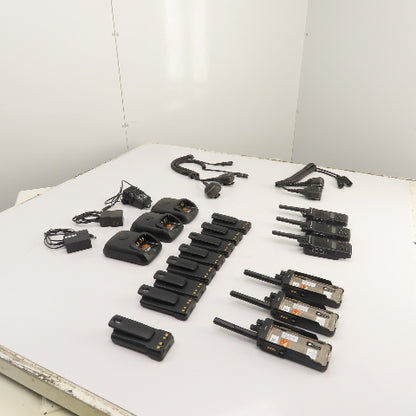 Motorola (3)XPR 7550 (3)XPR 3500e UHF Digital Portable Radio 8Batteries 3Charger