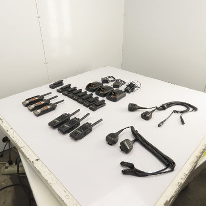 Motorola (3)XPR 7550 (3)XPR 3500e UHF Digital Portable Radio 8Batteries 3Charger