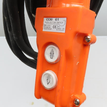 CM Model L 1 Ton 2000Lbs Electric Chain Hoist 15' Lift 115V 1Ph 1Hp 16FPM Tested