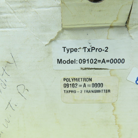 Zellweger Analytics 09102-A-0000 Polymetron Transmitter